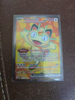 Pokemon TCG Meowth EX 107/088 2026 170 HP Full Art Holo Perfect Oder - Image 3