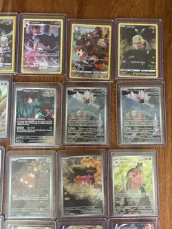 BIG Lot of 31 Pokemon Illustration Rare TCG Scarlet & Violet Vmax, Ex, Full art - Image 3