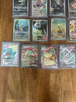 BIG Lot of 31 Pokemon Illustration Rare TCG Scarlet & Violet Vmax, Ex, Full art - Image 5