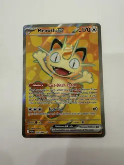 Pokemon Meowth EX Holo 107/088 The Pokemon Company English Basic Stage - Image 1