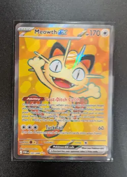English Pokemon Perfect Order Meowth Ex Full Art (107/088). - Image 3