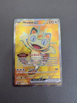 Pokemon TCG Meowth Ex 107/088 Perfect Order English Near Mint - Image 1