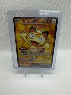 Meowth EX 107/088 - Full Art Ultra Rare Perfect Order Pokemon TCG - Image 1