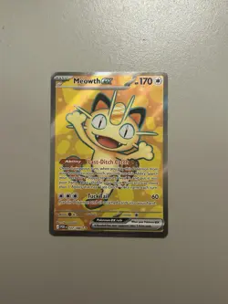 Pokemon TCG Meowth EX 107/088 Full Art Perfect Order NM/M - Image 1