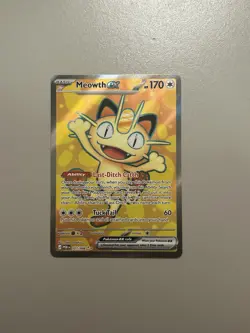 Pokemon TCG Meowth EX 107/088 Full Art Perfect Order NM/M - Image 2
