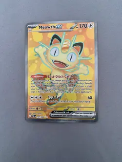 Pokemon TCG Perfect Order Meowth Ex Full Art 107/088 - Well Centered! - Image 1