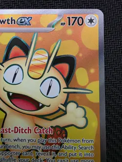 Pokemon TCG Meowth Ex Perfect Order 107/088 NM - Image 3