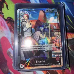 Shanks (2025 PSA Magazine Promo) OP09-001 One Piece Promotion Cards Foil SEALED - Image 1