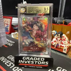 Monkey D. Luffy P-001 Chinese New Year Promo BGS GEM MINT 9.5 ONE PIECE TCG - Image 1