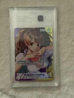 Charlotte Pudding Leader PRISTINE TAG 10 Alt Art OP08-058 (Pop 1) - Image 2