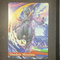 Nintendo Shadow Mewtwo Amiibo Card Pokken Tournament English Multicolor 2016 - Image 2