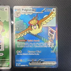 Pokemon OBF Secret Rare Holo Card Lot - Pidgey, Pidgeotto, Pidgeot EX - Image 4