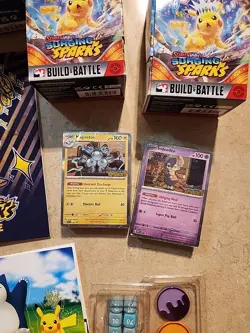 Pokemon Cards Extras Lot OPENED Tins, ETB, Energy Cards, Pokemon GO Codes - Image 2