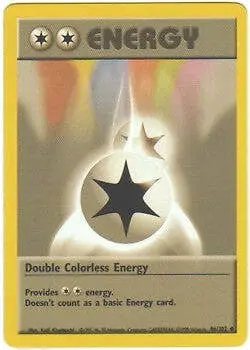 POKEMON BASE SET CARD 96/102 Double Colorless Energy - Image 1