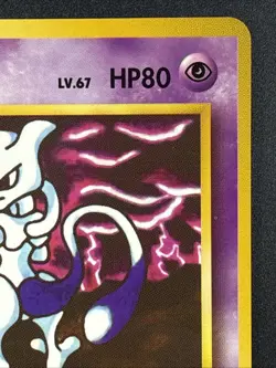 Mewtwo Pokemon Card glossy Old Back #150 Jpanese Vending Series 3 Promo LP - Image 3