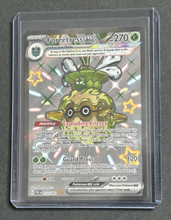 Forretress ex 212/091 SV: Paldean Fates Holo Pokemon Card NM - Image 1