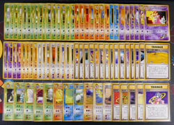 NM/MP Japanese NEAR-COMPLETE [Off-Center] Pokemon GYM CHALLENGE 78/80 Card R/U/C - Image 1