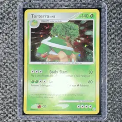 Pokemon Torterra 17/130 Holo Rare Diamond & Pearl Stage 2 140 HP 2007 Card - Image 1