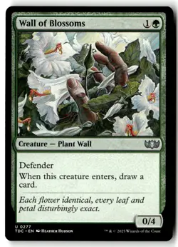 MTG Wall of Blossoms [TDC - 277] LP 2-93 - Image 1