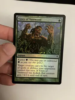 Vines Of Vastwood: Zendikar Foil, and Go For The Throat: FNM Promo Foil - Image 4