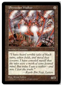 MTG Phyrexian Walker - Visions Moderately Played English - Image 1
