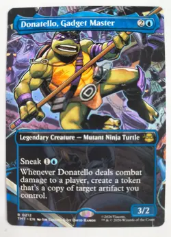 MTG Donatello, Gadget Master - Borderless - NM/Unplayed - TMNT - Image 1