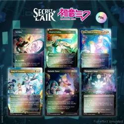 Magic the Gathering (MTG) Secret Lair x Hatsune Miku: Digital Sensation (Foil) - Image 1