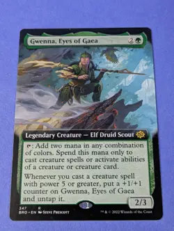 MTG Magic: The Brothers' War: Gwenna, Eyes of Gaea Extended Art #347 Rare - LP - Image 1