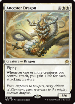 Ancestor Dragon [Foundations] Magic MTG - Image 1