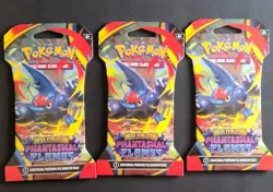 Pokemon 12 Mega Evolution Phantasmal Flames Sleeved Booster Packs (3 4 art sets) - Image 3
