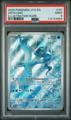 Articuno Illustration Rare Pokemon Jtg En-Journey Together 161 NM PSA 9 - Image 1