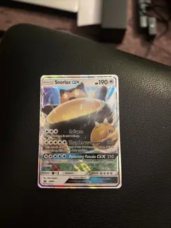 Pokemon TCG Snorlax GX SM05 2016 Sun & Moon Black Star Promo Holo Card - Image 1