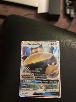 Pokemon TCG Snorlax GX SM05 2016 Sun & Moon Black Star Promo Holo Card - Image 3