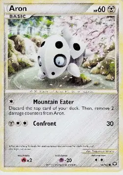 Pokemon Card HS Triumphant Aron Common 56/102 - Image 1