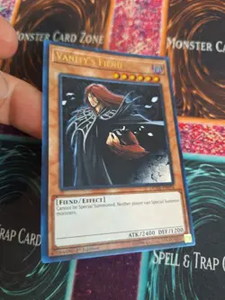 Yugioh Vanity's Fiend DUDE-EN034 Ultra Rare 1st Edition Near Mint - Image 2