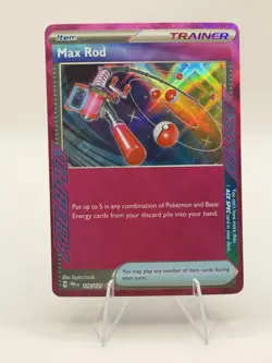 Max Rod - 116/131 - Ace Spec - Pokemon Prismatic Evolutions - NM - Image 1