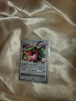 Pokemon TGC 2009 Rayquaza C Lv.X DP47 Black Star Promo Holo Card NICE LOOK READ - Image 1