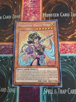Yugioh Palladium Oracle Mana TN19-EN004 Prismatic Secret Rare Limited Edition NM - Image 1