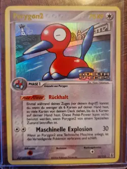 Porygon2 24/113 EX Delta Species Holo Deutsch Pokemon Karte Rare - Image 1