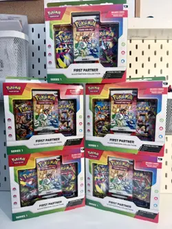 5x Pokemon TCG First Partner Illustration Collection: Series 1 - New & Sealed - Image 1