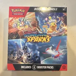 Pokemon Scarlet & Violet Surging Sparks Booster Bundle Box English - 6 Packs - Image 1