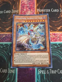Yugioh Knightmare Incarnation Idlee DANE-EN017 Secret Rare Unlimited Near Mint - Image 1