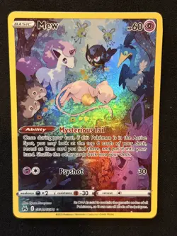 Mew GG10/GG70 Trainer Gallery Rare Crown Zenith Galarian Gallery Pokemon NM - Image 1