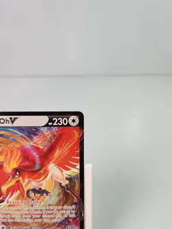 Ho-Oh V 140/195 Ultra Rare Silver Tempest Pokemon - Image 3