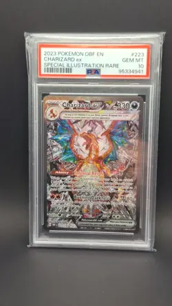 POKEMON CHARIZARD ENG PSA 10 SPECIAL ILLUSTRATION RARE OBF - Image 1
