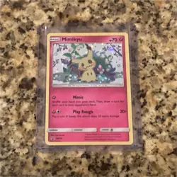 Pokemon Mimikyu SM163 SM Promo Holo 70 HP English Saya Tsuruta - Image 1