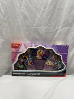 Pokemon TCG: Mimikyu ex & Alcremie ex Premium Collection Box In Hand Sealed - Image 1