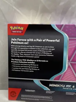 Pokemon TCG: Mimikyu ex & Alcremie ex Premium Collection Box In Hand Sealed - Image 3