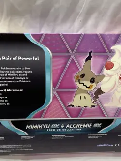 Pokemon TCG: Mimikyu ex & Alcremie ex Premium Collection Box In Hand Sealed - Image 4
