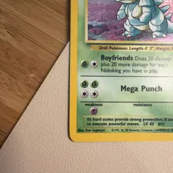 NIDOQUEEN 7/64 HOLO RARE JUNGLE POKEMON UNLIMITED HOLO MP - Image 2